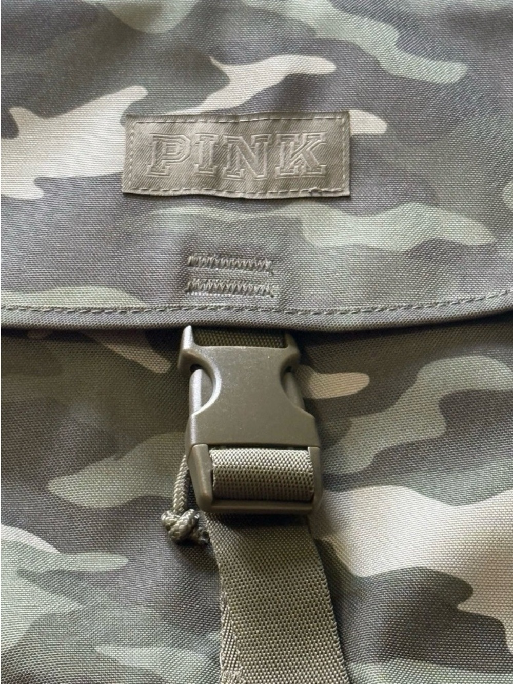 NWT PINK Victoria's Secret Mini Backpack - Green Camo - Picture 4 of 4